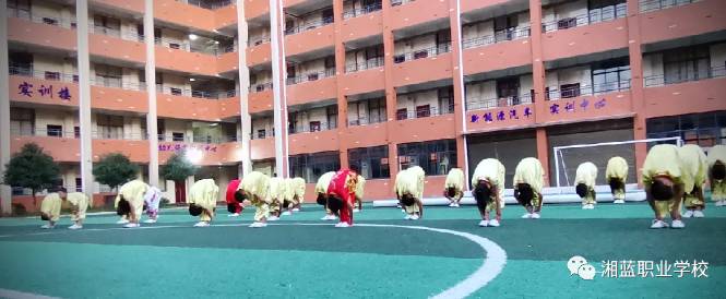 扬武术精神，展少年风采——湘蓝学校开展武术进校园活动